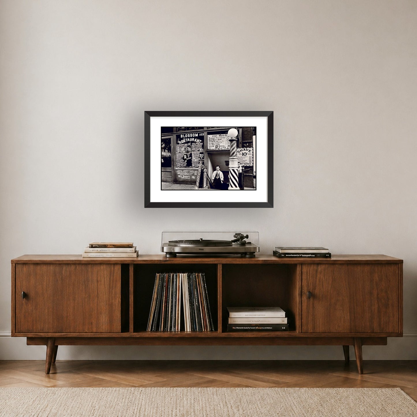 BLOSSOM RESTAURANT, 103 BOWERY | Framed | Berenice Abbott