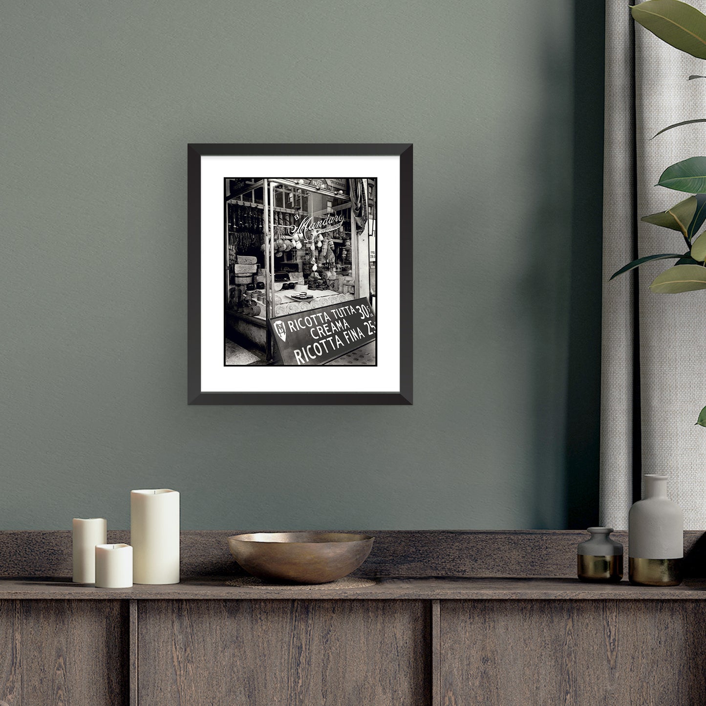 CHEESE STORE, 276 BLEEKER STREET | Framed | Berenice Abbott