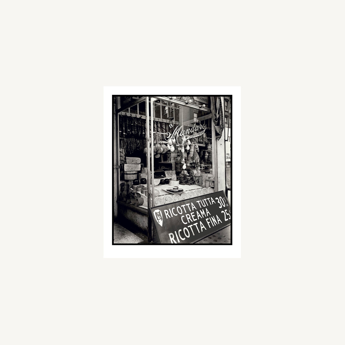 CHEESE STORE, 276 BLEEKER STREET | Berenice Abbott