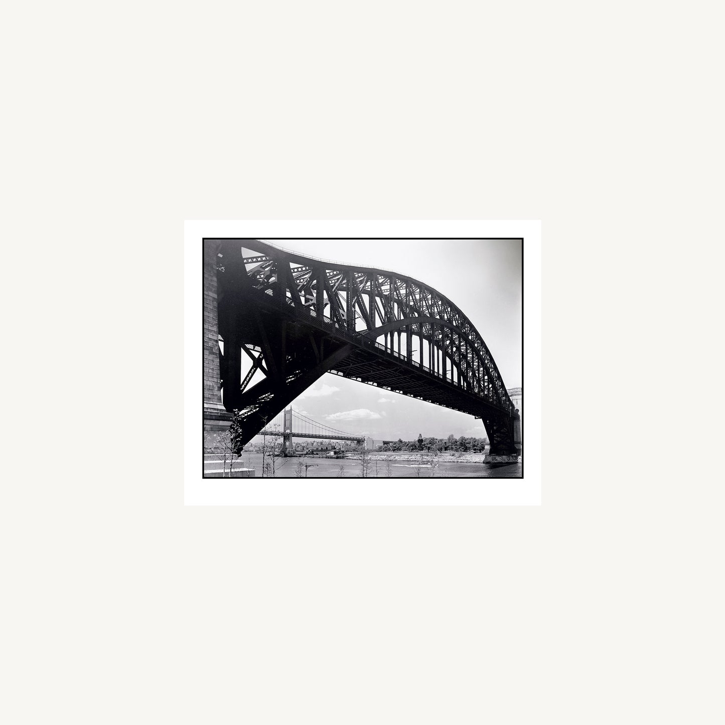 HELL GATE BRIDGE, FROM ASTORIA | Berenice Abbott