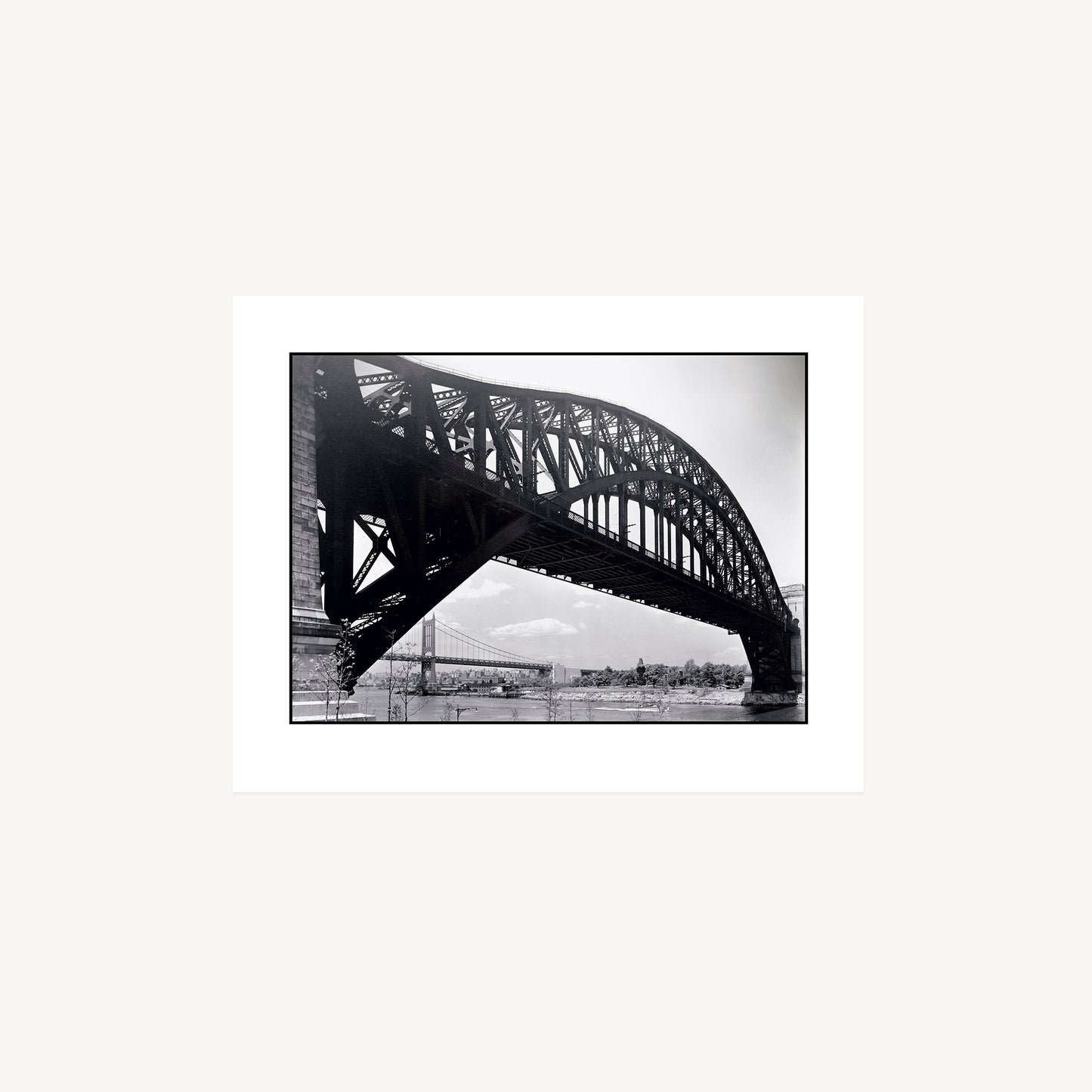 HELL GATE BRIDGE, FROM ASTORIA | Berenice Abbott