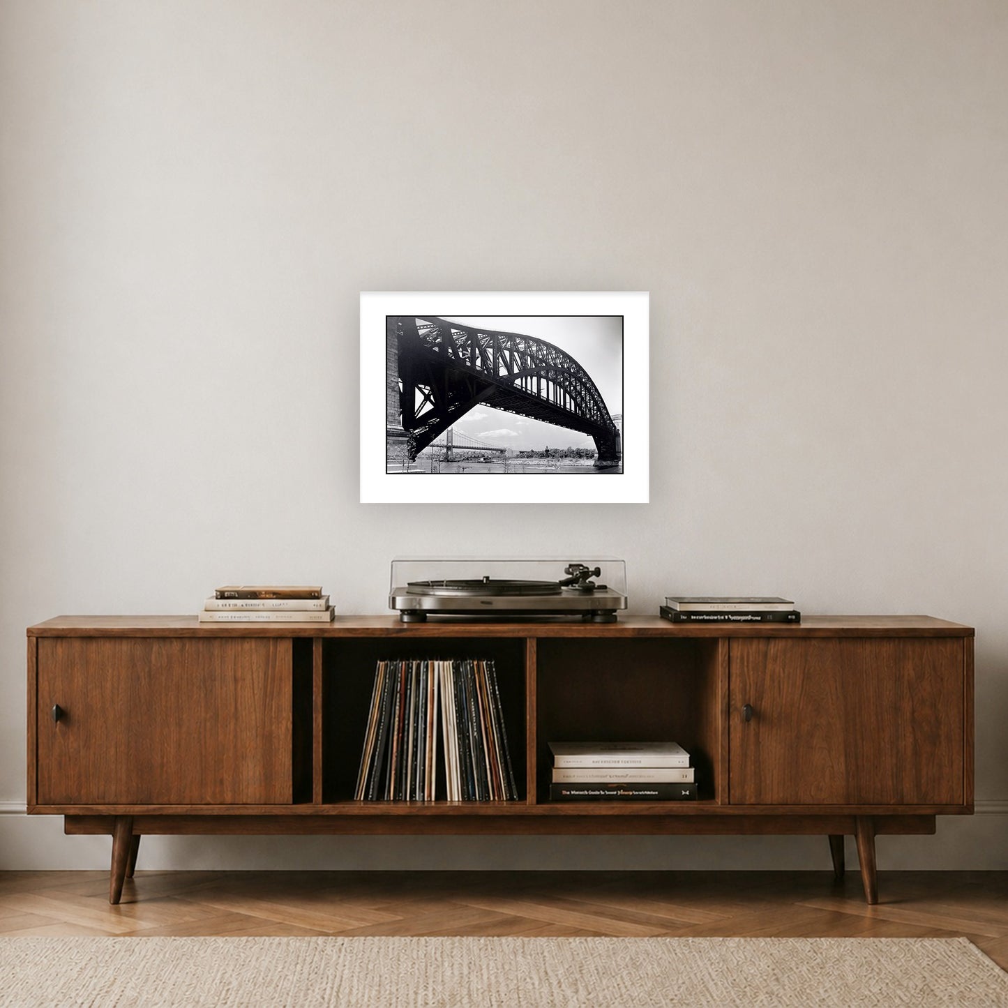 HELL GATE BRIDGE, FROM ASTORIA | Berenice Abbott