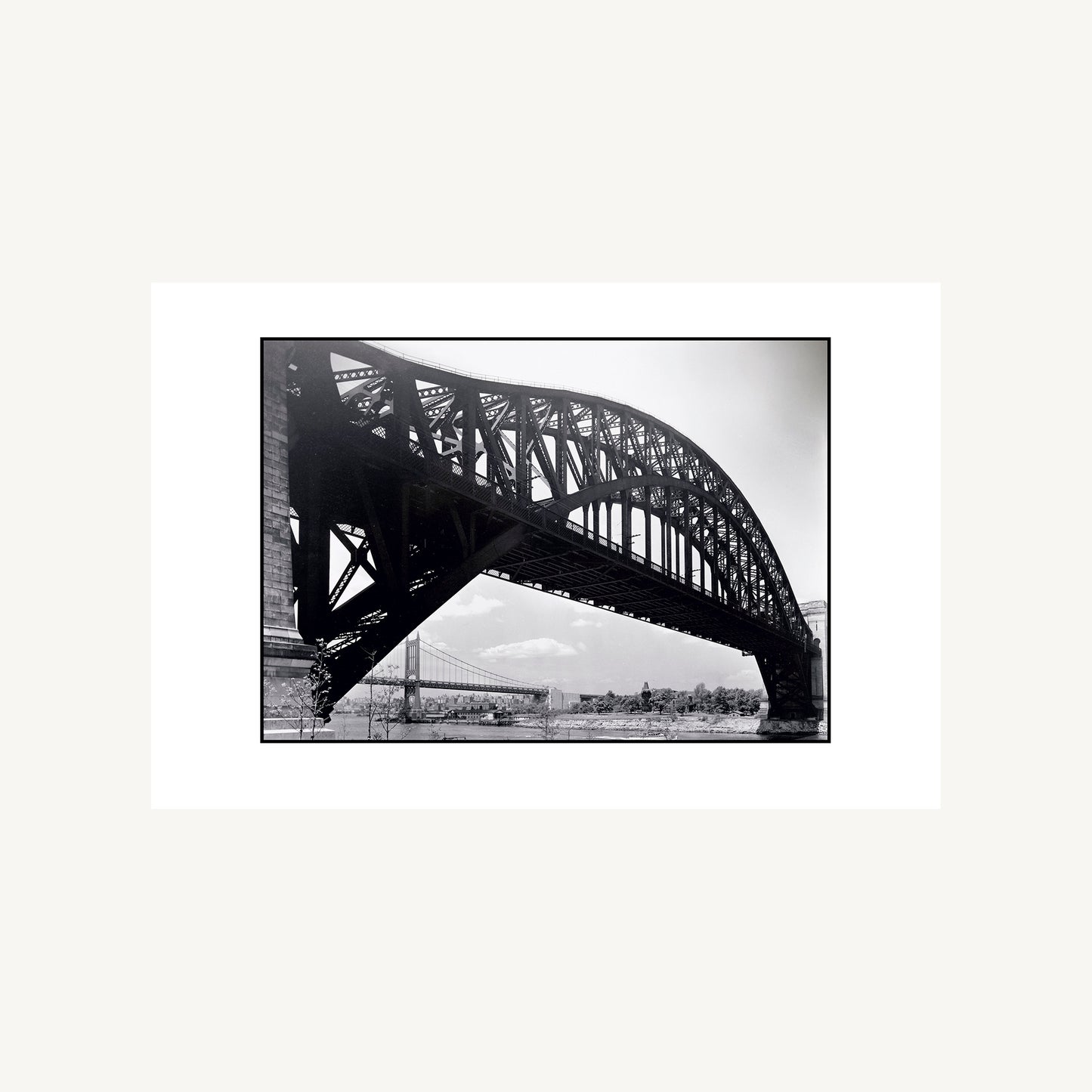 HELL GATE BRIDGE, FROM ASTORIA | Berenice Abbott