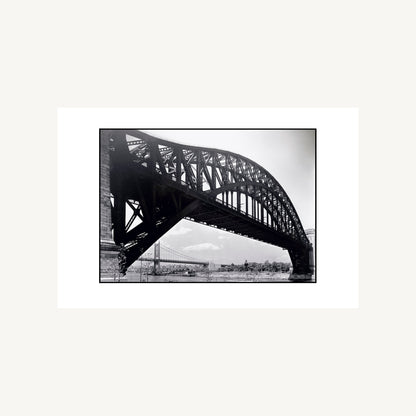 HELL GATE BRIDGE, FROM ASTORIA | Berenice Abbott