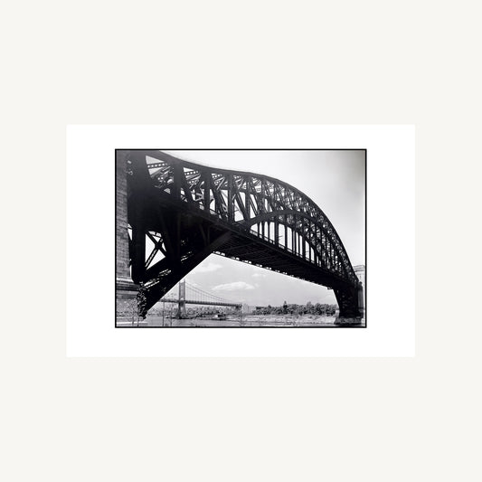 HELL GATE BRIDGE, FROM ASTORIA | Berenice Abbott