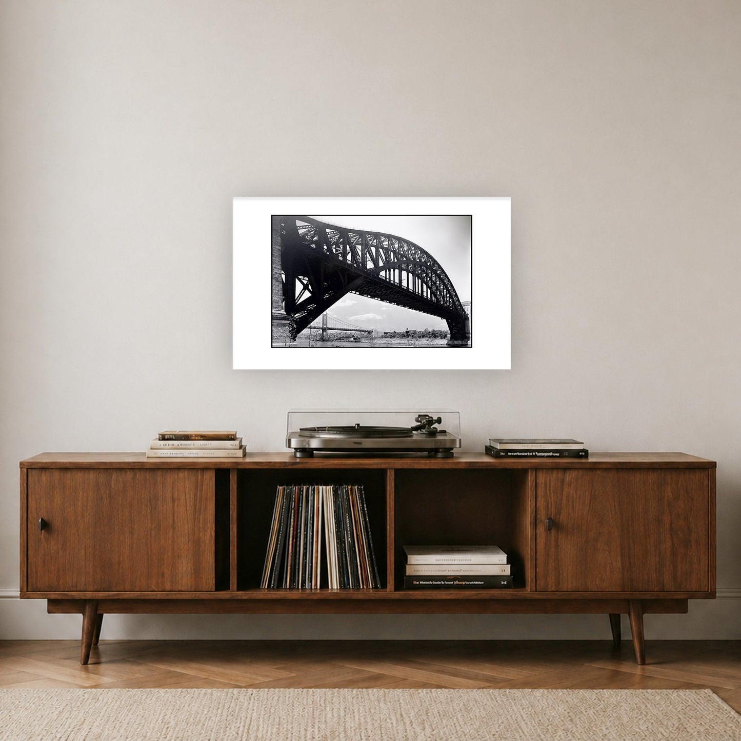 HELL GATE BRIDGE, FROM ASTORIA | Berenice Abbott