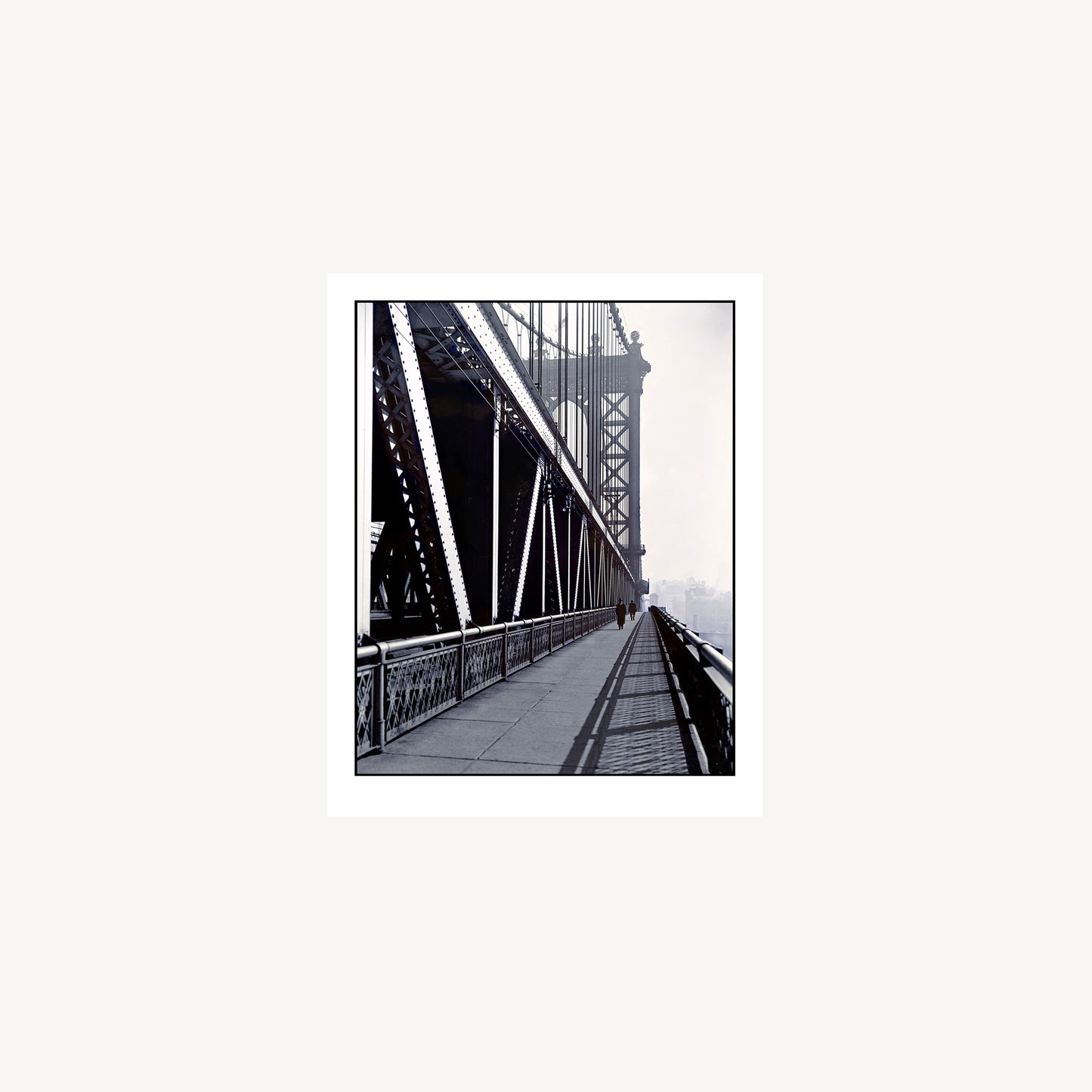 MANHATTAN BRIDGE, WALKWAY | Berenice Abbott