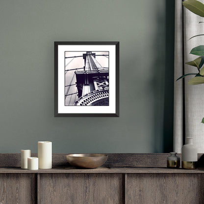 MANHATTAN BRIDGE, TOWER | Framed | Berenice Abbott