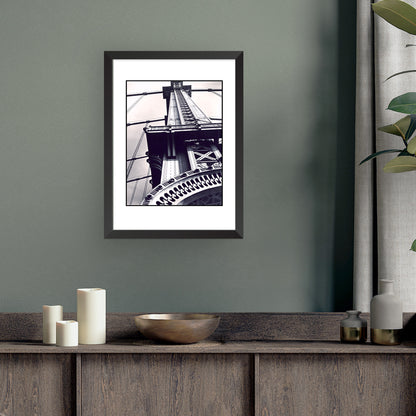 MANHATTAN BRIDGE, TOWER | Framed | Berenice Abbott