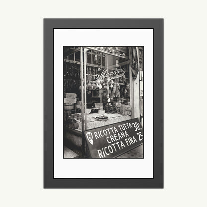 CHEESE STORE, 276 BLEEKER STREET | Framed | Berenice Abbott