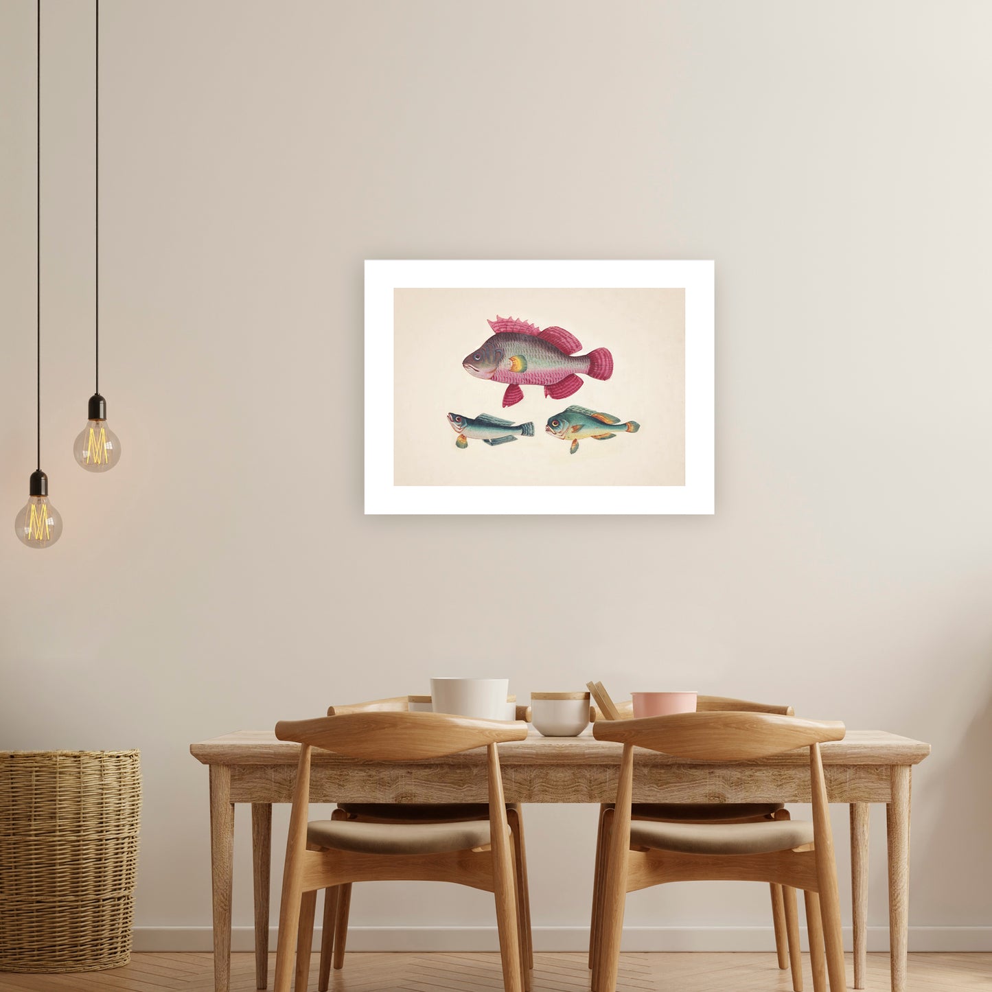 ONE PINK FISH, TWO GREEN FISH | Artist Unknown