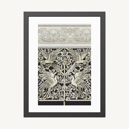 CICADAS, ANEMONES, AND MACAWS | Framed | Maurice Pillard Verneuil