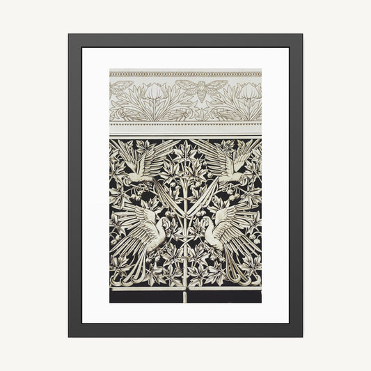 CICADAS, ANEMONES, AND MACAWS | Framed | Maurice Pillard Verneuil