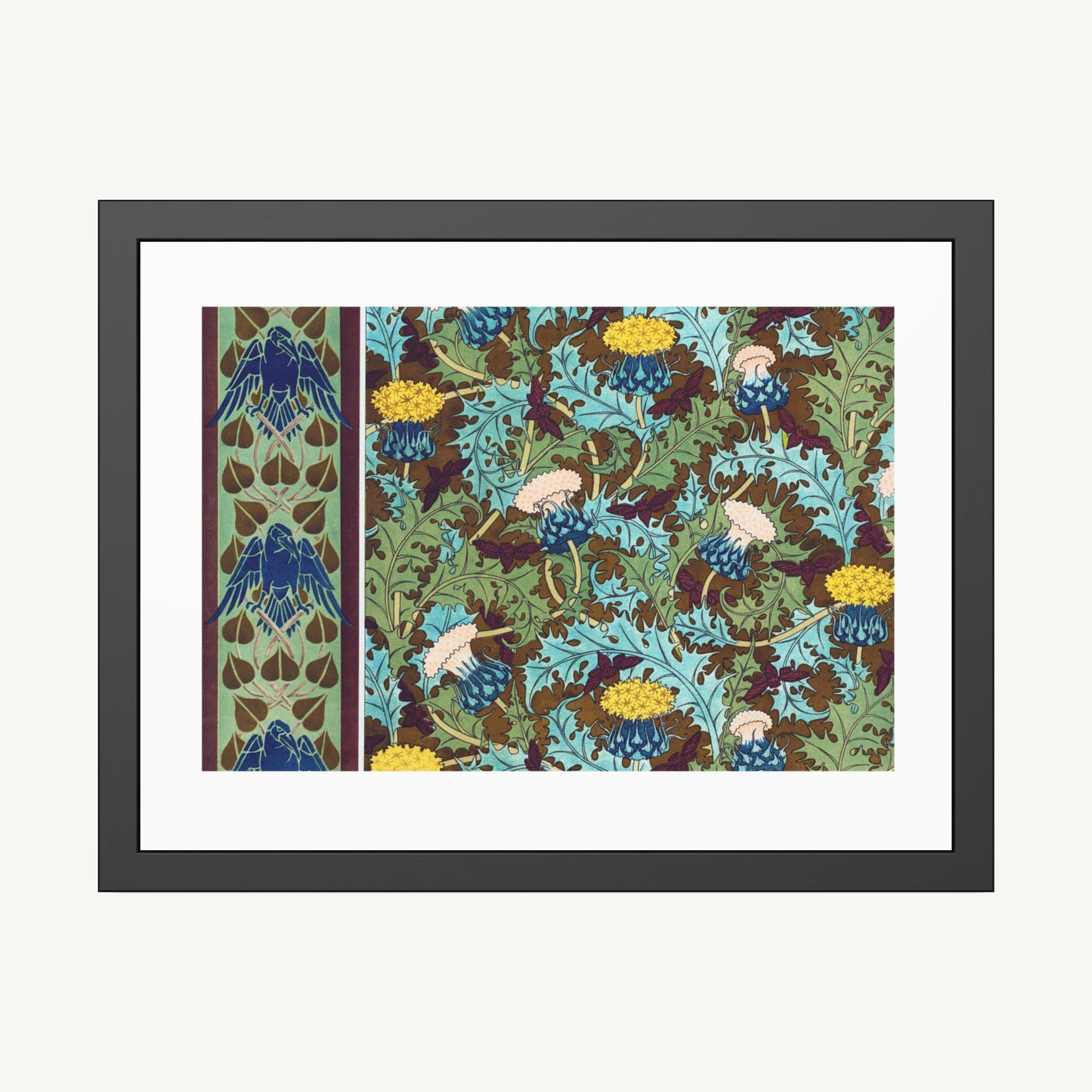 CROWS, CICADAS, AND THISTLES | Framed | Maurice Pillard Verneuil