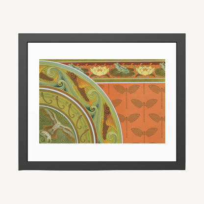 FROGS, DRAGONFLIES, AND FLYING FISH | Framed | Maurice Pillard Verneuil