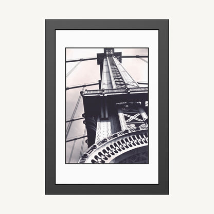 MANHATTAN BRIDGE, TOWER | Framed | Berenice Abbott