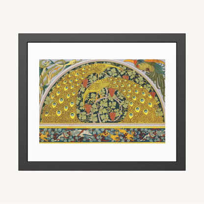 PEACOCKS, FISH, AND HARES | Framed | Maurice Pillard Verneuil