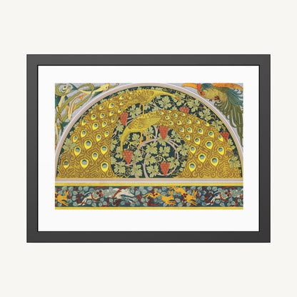 PEACOCKS, FISH, AND HARES | Framed | Maurice Pillard Verneuil