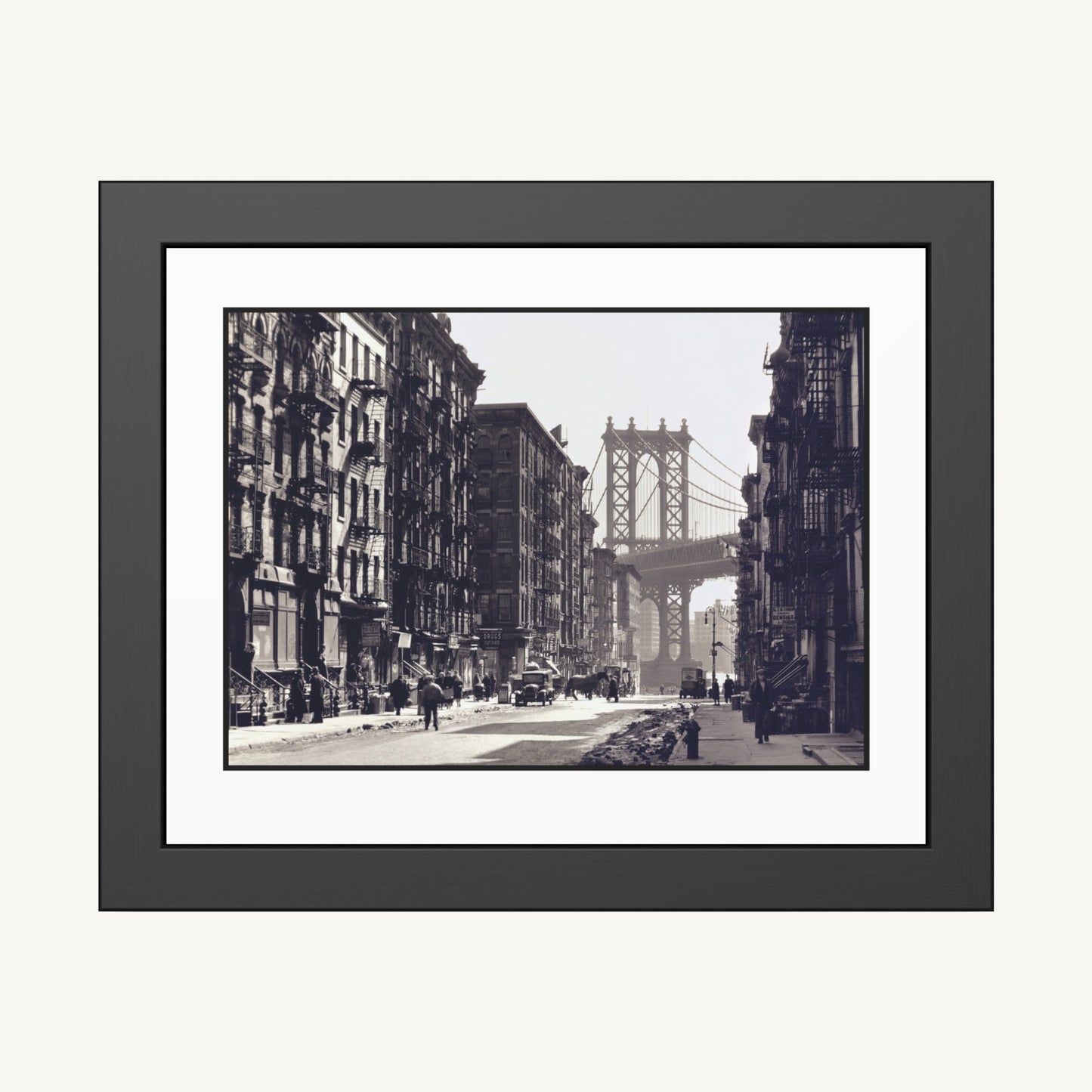 PIKE AND HENRY STREETS | Framed | Berenice Abbott