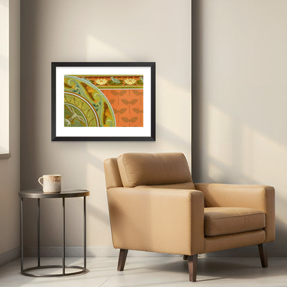 FROGS, DRAGONFLIES, AND FLYING FISH | Framed | Maurice Pillard Verneuil