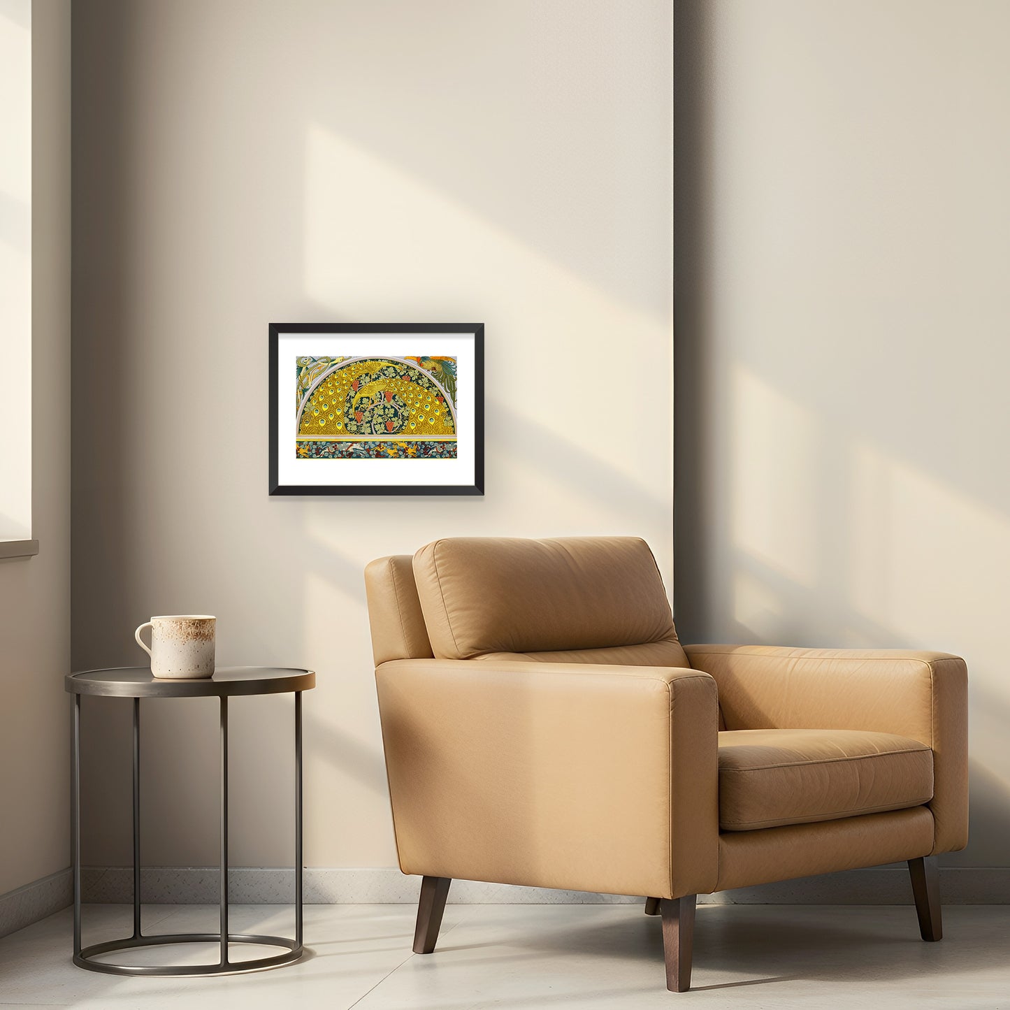 PEACOCKS, FISH, AND HARES | Framed | Maurice Pillard Verneuil
